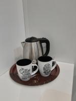 Pensión Corberoにあるコーヒーまたはお茶