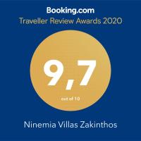 Certifikát, hodnocení, plakát nebo jiný dokument vystavený v ubytování Ninemia Villa Zakinthos