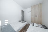Posteľ alebo postele v izbe v ubytovaní Mobile home Smaragd