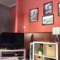 Televízia a/alebo spoločenská miestnosť v ubytovaní Casa Garome 14 PARKING GRATIS