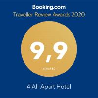 Certifikát, ocenenie alebo iný dokument vystavený v ubytovaní 4 All Apart Hotel