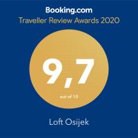 Certifikát, ocenenie alebo iný dokument vystavený v ubytovaní Loft Osijek