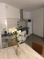 Kuchyň nebo kuchyňský kout v ubytování LA OLMA apartamentos