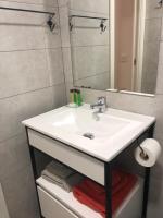 Koupelna v ubytování LA OLMA apartamentos