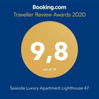 Certifikát, hodnocení, plakát nebo jiný dokument vystavený v ubytování Lighthouse by the Sea Lovely 2Bdr Apartment