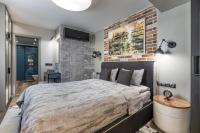 A bed or beds in a room at Casa Verdi