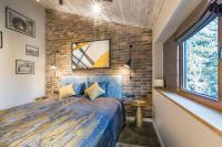 A bed or beds in a room at Casa Verdi