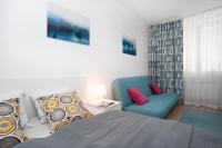 Posteľ alebo postele v izbe v ubytovaní Apartment Elektoralna
