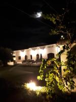 A garden outside Masseria Bianca di Puglia