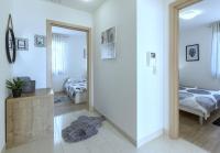 Posteľ alebo postele v izbe v ubytovaní Iris beach apartments