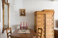 The floor plan of Classic and chic apartments in Trastevere