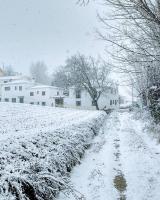 Obiekt Complejo Apartamentos Rurales Molino de Abajo zimą