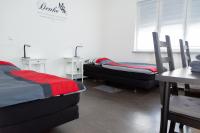 Postel nebo postele na pokoji v ubytování Zimmervermietung Dietzenbach