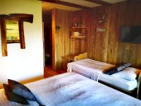 Ribno Alpine Hotelにあるベッド