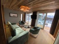 A seating area at Panorama Residence Mösern