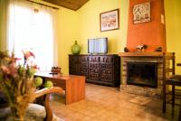 TV a/nebo společenská místnost v ubytování Casa Rural Molí de Fòrnols