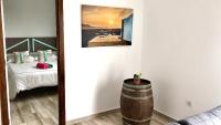Posteľ alebo postele v izbe v ubytovaní Eslanzarote Eco Country House, Star View Area, Super wifi, Barbecue
