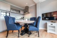 Kuchyň nebo kuchyňský kout v ubytování Hotel Norderriff