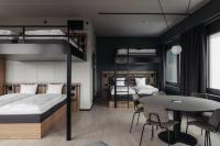 Comfort Hotel Arlanda Airport Terminalにあるベッド