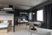 Comfort Hotel Arlanda Airport Terminalにあるベッド