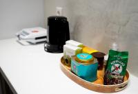 Coffee and tea making facilities at Unique apartment in Glyfada center