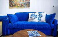 A seating area at Unique apartment in Glyfada center
