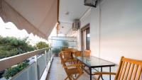 A balcony or terrace at Unique apartment in Glyfada center