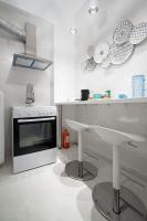A kitchen or kitchenette at Unique apartment in Glyfada center