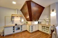 Kuchyň nebo kuchyňský kout v ubytování Apartmány Třeboň BÍLÝ BERÁNEK