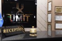 The lobby or reception area at Hotel Grand Umit