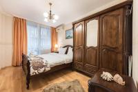 Postel nebo postele na pokoji v ubytování Vazov Residence , two bedroom top centre apartment