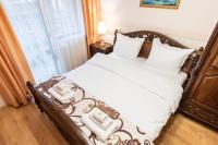 Postel nebo postele na pokoji v ubytování Vazov Residence , two bedroom top centre apartment