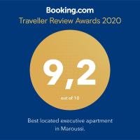Certifikát, ocenenie alebo iný dokument vystavený v ubytovaní Best located executive apartment in Maroussi.