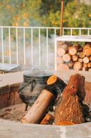 a pot and a stick and a piece of wood at Ventozelo Hotel & Quinta in Ervedosa do Douro