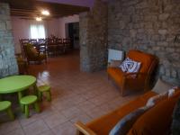 A seating area at Can Mahola