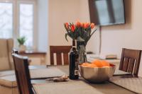 Televízia a/alebo spoločenská miestnosť v ubytovaní Apartament Rynek - Zielona Kamienica