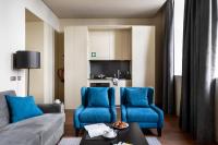 TV a/nebo společenská místnost v ubytování JOIVY Downtown Market Apartments
