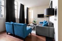 TV a/nebo společenská místnost v ubytování JOIVY Downtown Market Apartments