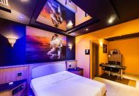 Cama o camas de una habitación en Zouk Hotel