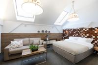 Posteľ alebo postele v izbe v ubytovaní Hotel Jakubus