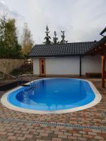 Bazén v ubytování Wellness Hotel Fridrich nebo v jeho okolí