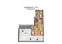 Plán poschodí v ubytovaní Angerer Alpine Suiten und Familienappartements Tirol