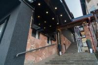 a set of stairs in front of a building at So&sol boutique Hotel, Tuzla in Tuzla