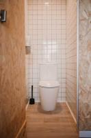 Koupelna v ubytování SubUp Hostel