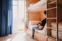 Posezení v ubytování SubUp Hostel
