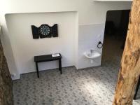 Kúpeľňa v ubytovaní Zoli Apartmanok-Zoli Kölcsey 19 Villa