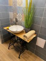 Koupelna v ubytování Pedal Apartman Szeged City
