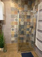 Koupelna v ubytování Pedal Apartman Szeged City