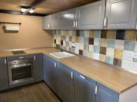 Kuchyň nebo kuchyňský kout v ubytování Pedal Apartman Szeged City