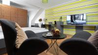 Posezení v ubytování campuszwei - Hotel & Boardinghouse